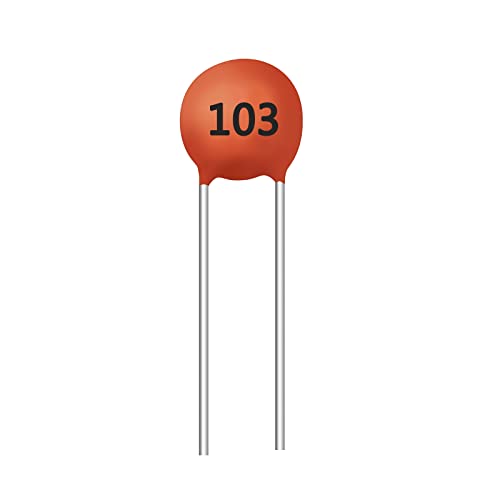 Cermant 100pcs 10nf Ceramic Disc Capacitor,0.01uf DIP Electronic Components,103,Ceramic Chip Capacitor (10nf 0.01uf)