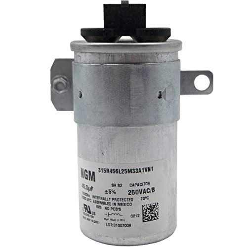 Supplying Demand W10804665 W10278556 Clothes Washer Motor Start Capacitor Replacement 45mfd 250VAC