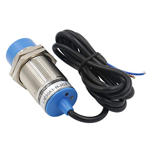 Heschen M30 Capacitive Proximity Sensor Switch Non-Shield Type LJC30A3-H-J/DZ Detection 1-15mm 90-250VAC 400mA Normally Closed (NC) 2 Wires